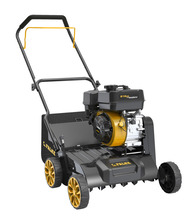 Falke 2-i-1 benzindrevet plænelufter m/opsamler 212 cc